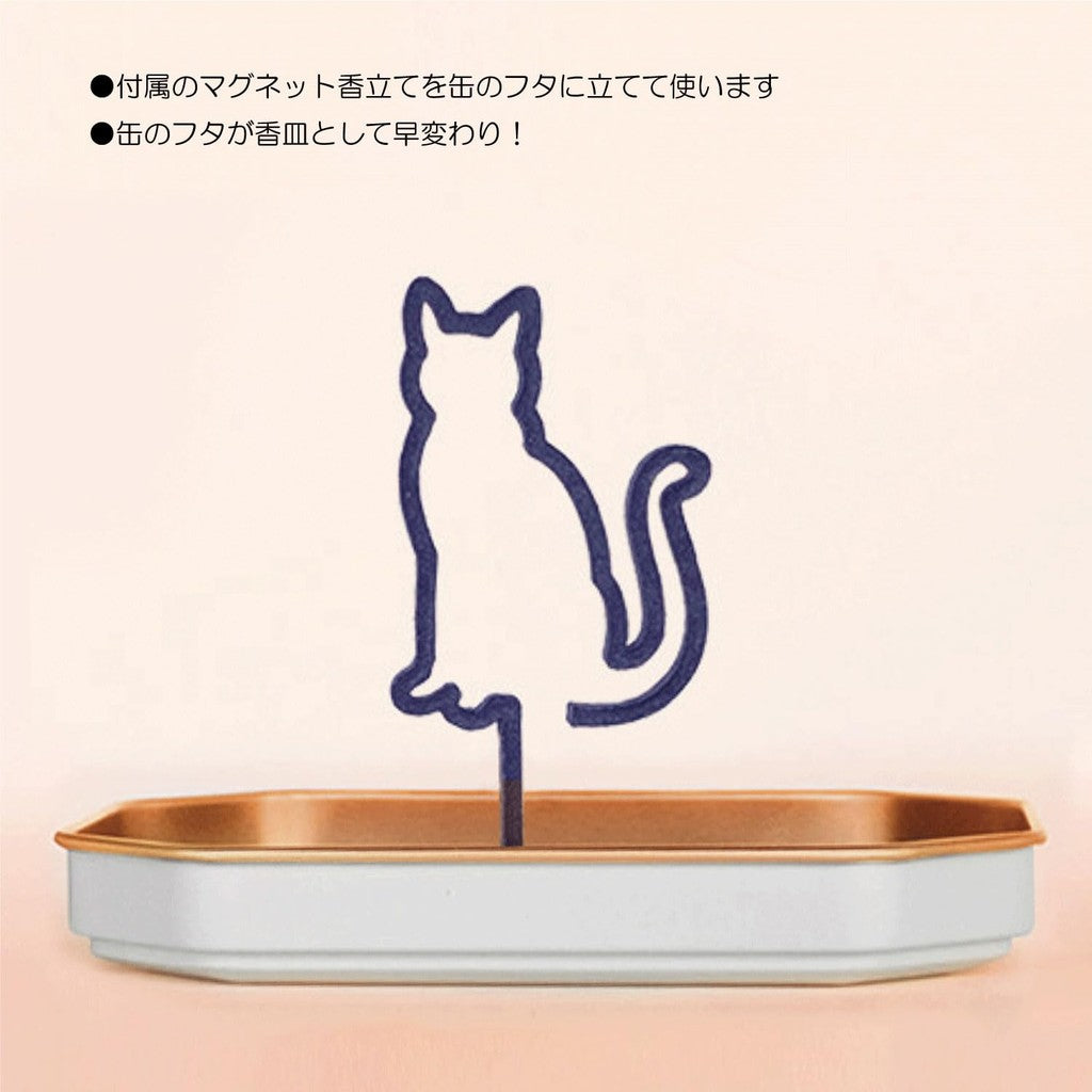 Kameyama Memories of That Day Incense Sticks for Cats, 5 pieces, with a bright floral fragrance, for pet memorials.