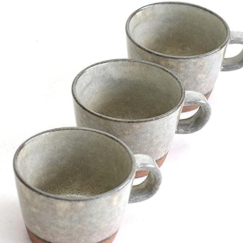 Tatara Mug Pair Set (2 Pieces) in Gift Box, Gift, Mino Ware, Microwave & Dishwasher Safe, 350ml, Wide Mouth, Red Clay, Glazed Finish, Made in Japan, 020411