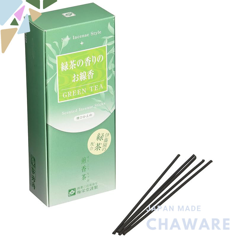 Kōgen Umeeidō Incense Sticks - Senkōcha (Green Tea Scented Incense)