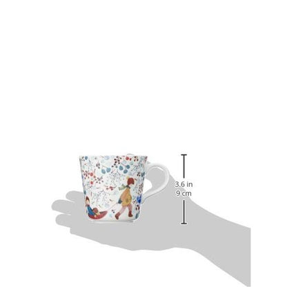 NARUMI Mug Anna Emilia Seasons Greetings 340cc Winter Scenery Cute Stylish Larger Size Gift Microwave Safe Dishwasher Safe Comes with Gift Box 51943-2923P