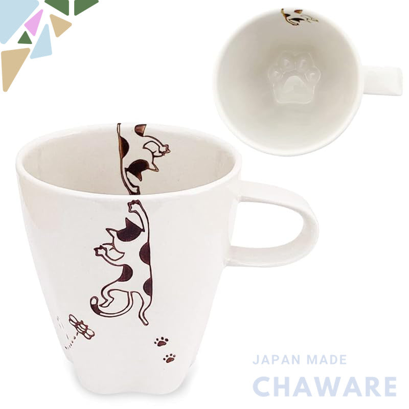 J-kitchens Workshop Sho~ Koneko Nikumaru Mug Miki Hasami Ware Made in Japan