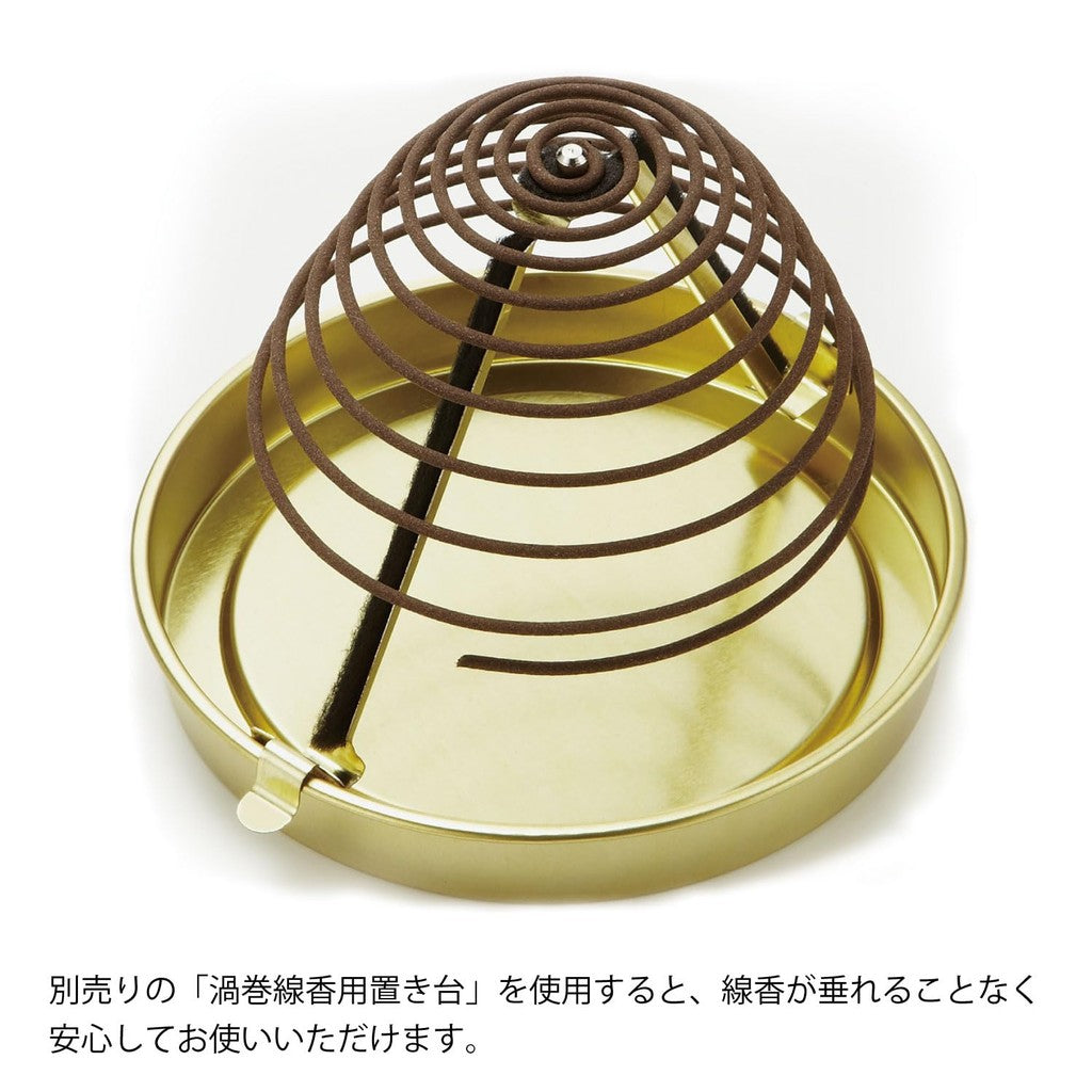 Kameyama New Seven Purification Incense, Low Smoke, 14 sticks, approx. 12 hours, Spiral