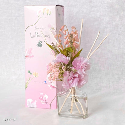 Sawaday Scented Stick Refills - Pink Floral Bouquet, in Collaboration with Hibiya Kadan - Room Fragrance and Air Freshener