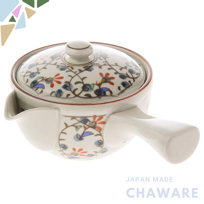Nishikai Toki Hasami Ware Su雀口中急須 (medium teapot) Kinsouka pattern 66390