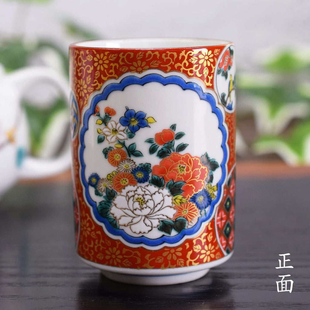 【made in japan】
Waza no Kura Stylish Kutani Ceramics High-Quality Tea Cup Shozan Pottery Japanese Tableware Made in Japan