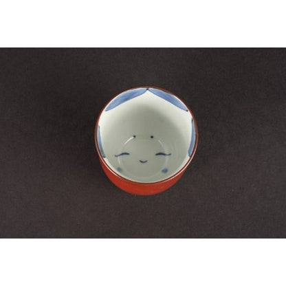 【made in japan】
Hasami-yaki Yunami Hyottoko Pattern Red 73036