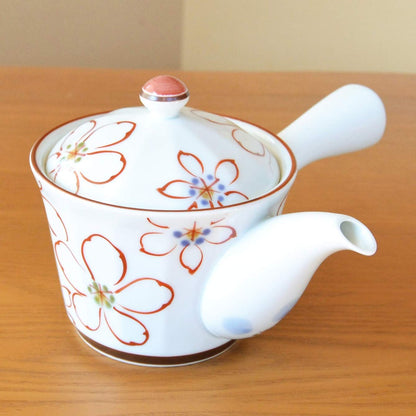 Stylish Teapot with Strainer, Made in Japan, Arita Ware, Hasami Ware, Ayaka U Teapot, 350ml, Stainless Steel