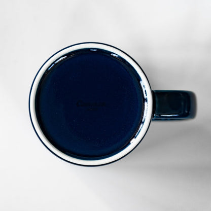 Saikaitoki Common Hasami Porcelain Yellow Mug - 330ml Capacity, Microwave and Dishwasher Safe