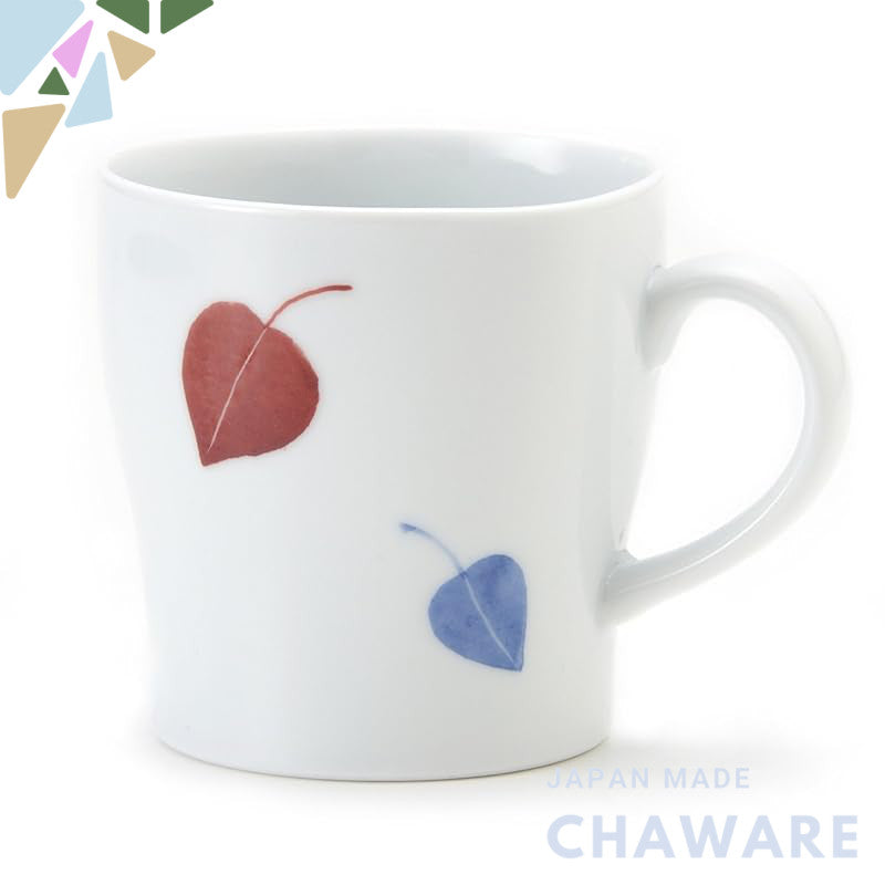 Hasami Ware CtoC JAPAN Light Mag Cup Leaf W12×D9×H9 (cm) 385 (cc) Red