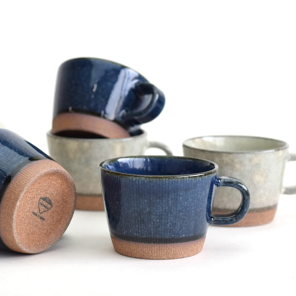 Tatara Mug Pair Set (2 Pieces) in Gift Box, Gift, Mino Ware, Microwave & Dishwasher Safe, 350ml, Wide Mouth, Red Clay, Glazed Finish, Made in Japan, 020411