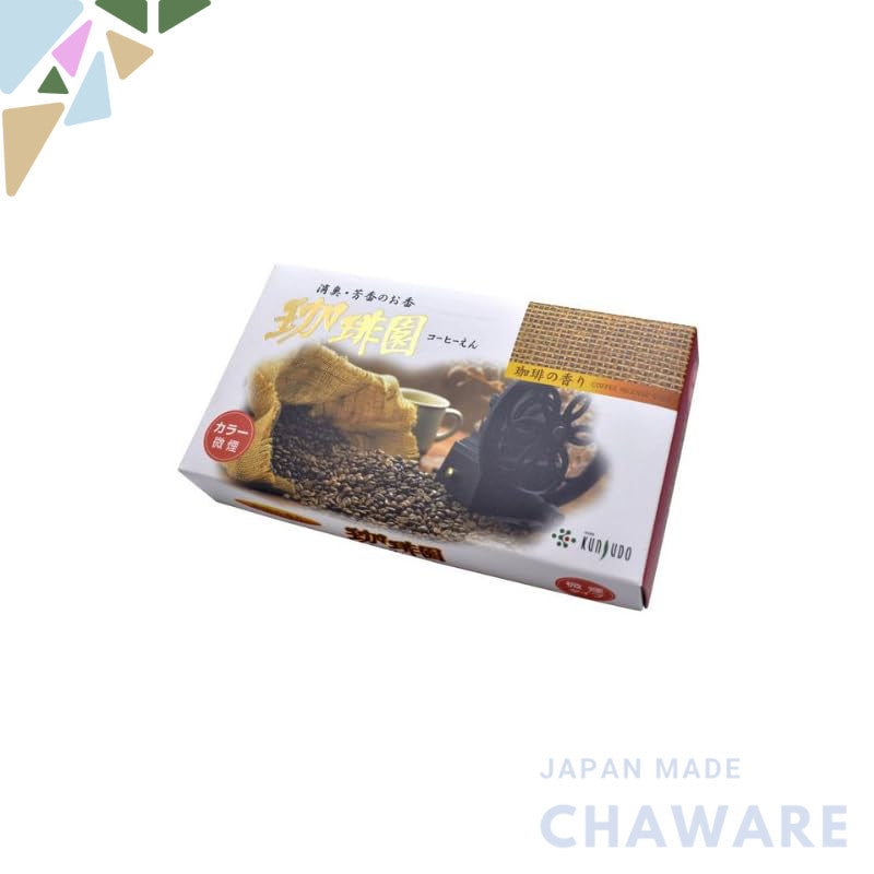 Hanakaori Series Incense by Kunju-do, Coffee Garden, Low Smoke, Rose Pack #580