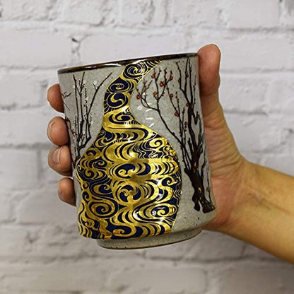 【made in japan】
Large Yunomi Kutani Ware Yunomi Kōrin Plum Yunomi Tea Bowl Pottery Brand Japanese Tableware Made in Japan