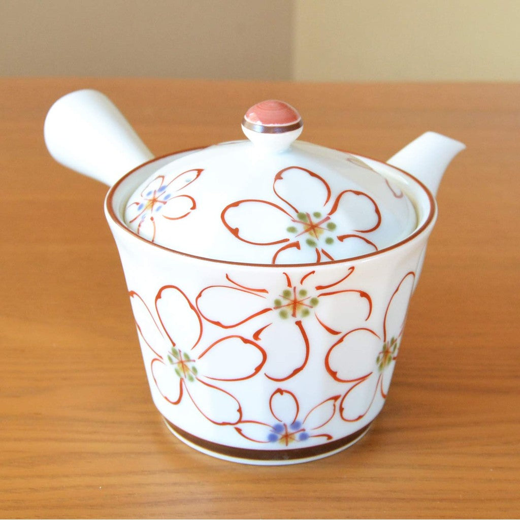 Stylish Teapot with Strainer, Made in Japan, Arita Ware, Hasami Ware, Ayaka U Teapot, 350ml, Stainless Steel