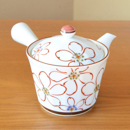 Stylish Teapot with Strainer, Made in Japan, Arita Ware, Hasami Ware, Ayaka U Teapot, 350ml, Stainless Steel