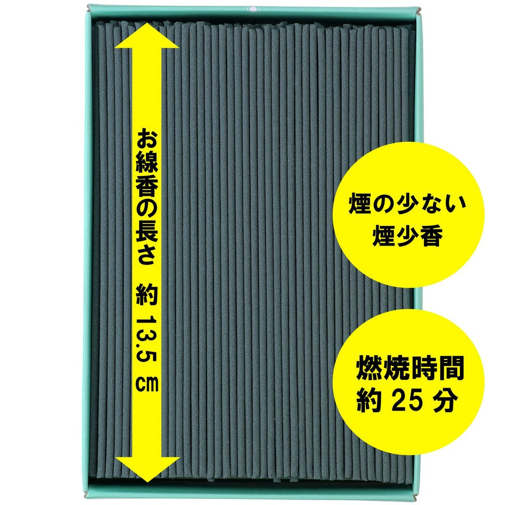 Kameyama Hanafuzei Soap Scented Incense, Large Economy Pack, Approximately 220g, About 500 Sticks, Low Smoke Incense