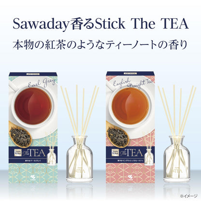 Sawasdee Scented Sticks [Bulk Purchase] [Tea-Scented Room Air Freshener] The TEA Refreshing Earl Grey Refill 70ml × 3 units [Kobayashi Pharmaceutical] Air Freshener for Rooms [Beautifully Displays in Rooms and Entrances - Diffuser] Room Fragrance, Fragran