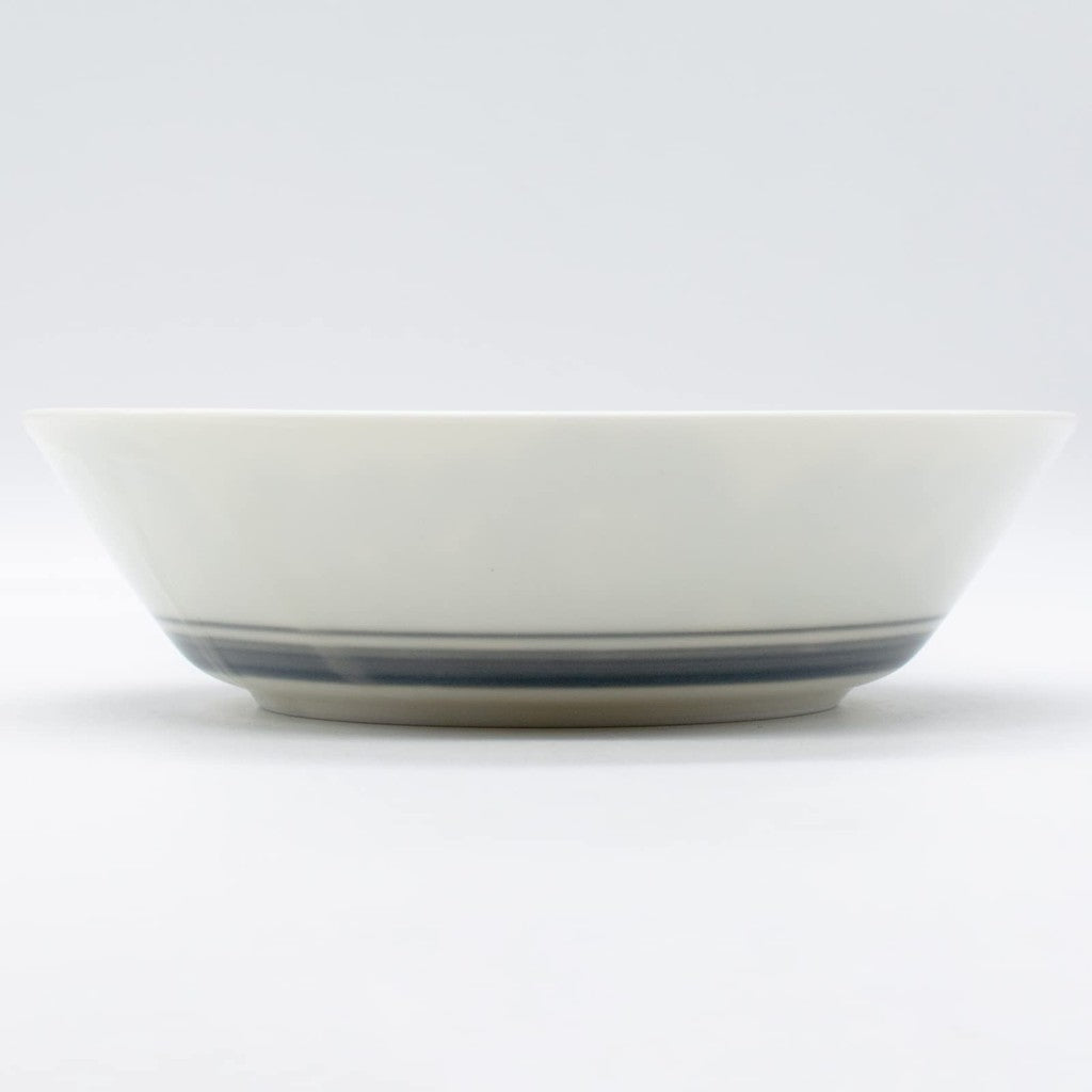 "Aito Blossom Collection - Lightweight Japanese Tableware, Navy Bowl & Grey Mug, Microwave and Dishwasher Safe"
