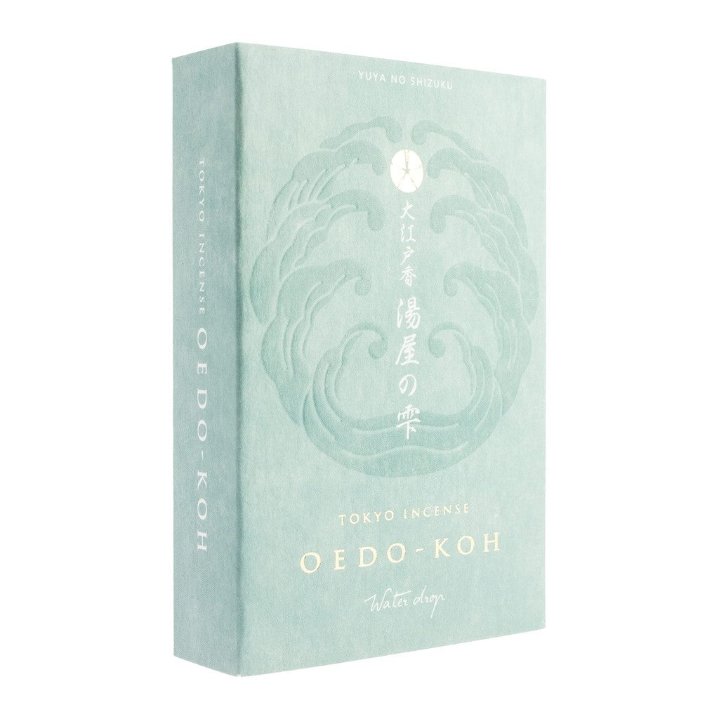 Nihon Kodo Oedo Ko Yuya no Shizuku (Drop of Bath) Stick Incense, 60 Sticks with Holders