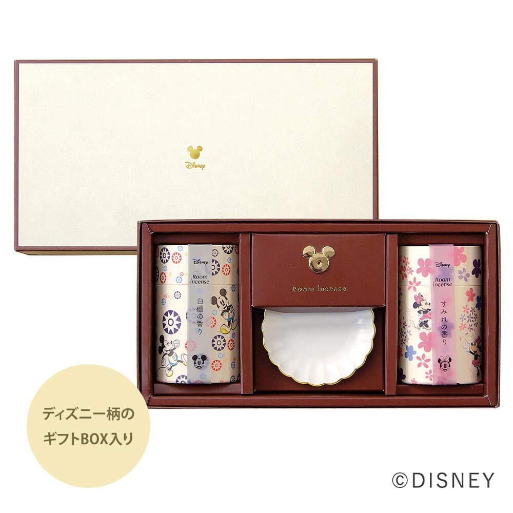 Kameyama Disney Room Incense Gift (with incense holder) Sandalwood Violet Incense Gift