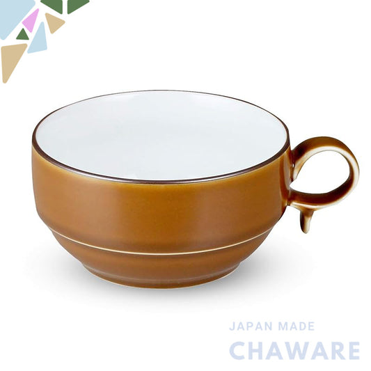 Hakusan Pottery S-Type Soup Bowl Small, Brown Matte (Approx.) φ10.5×5.5cm 300ml S-type SOUP BOWL Hasami ware Made in Jap