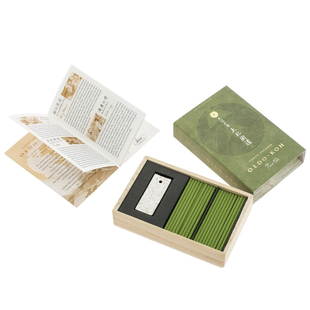 Nippon Kodo Oedo-Koh Tamamatsu Kaido Incense Sticks (60 sticks) with Incense Stand