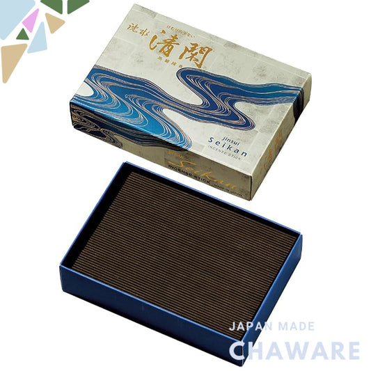 Gyokushodo Sandalwood Incense Sticks - Shimizu Seikan, Large Pack, Approximately 13.8cm