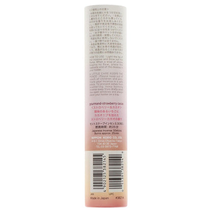 Nippon Kodo Incense Scentscape Strawberry & Cacao - 30 Sticks Pack