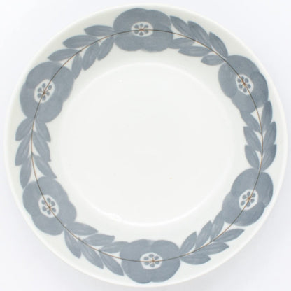 "Aito Blossom Collection - Lightweight Japanese Tableware, Navy Bowl & Grey Mug, Microwave and Dishwasher Safe"