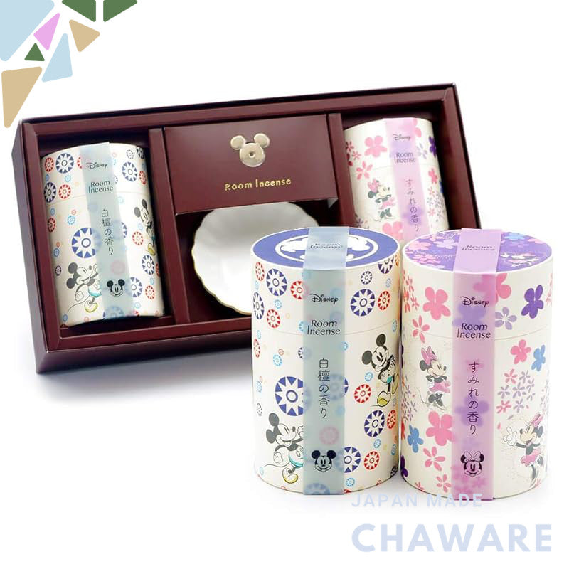 Kameyama Disney Room Incense Gift (with incense holder) Sandalwood Violet Gift for Giving Incense