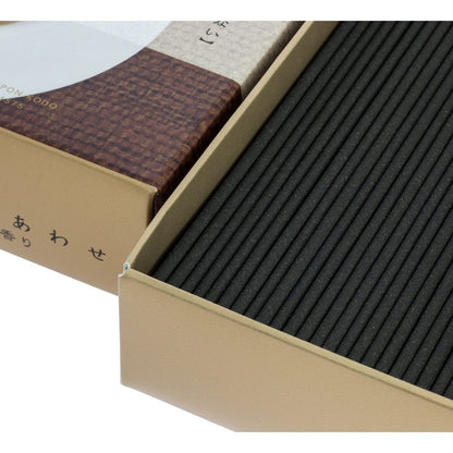Japanese Incense Sticks - Green Tea and Coffee Scents, 140mm Length, 90g Content, Aromatic Blends