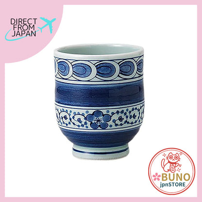 【made in japan】
Saikaitoki Arita-yaki Extra Large Tea Cup, approximately 375ml, with arabesque and plum design, made in 