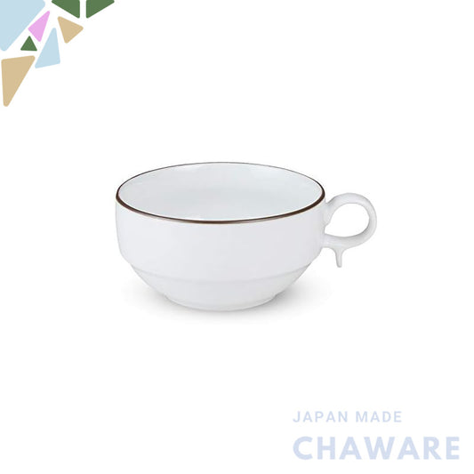 Hakusan Porcelain S-type Soup Bowl, Large, White Matte (Approx.) φ12×6cm 450ml, S-type SOUP BOWL, Hasami Ware, Made in J