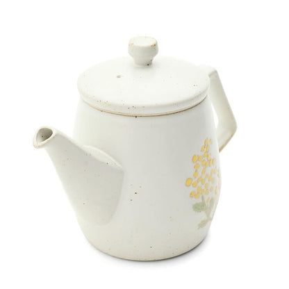 Mimosa Waltz Pot, Hasami Ware, Made in Japan, Teapot with Infuser, Gift for Tea Lovers, Perfect Gift