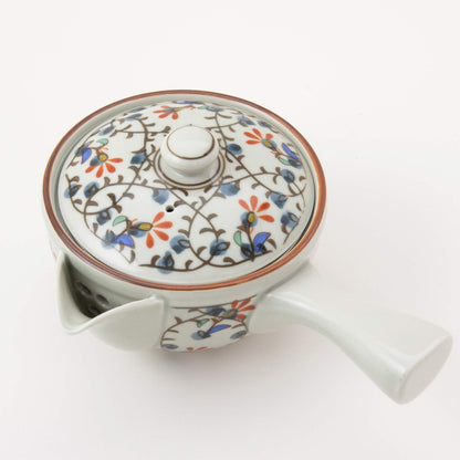 Nishikai Toki Hasami Ware Su雀口中急須 (medium teapot) Kinsouka pattern 66390
