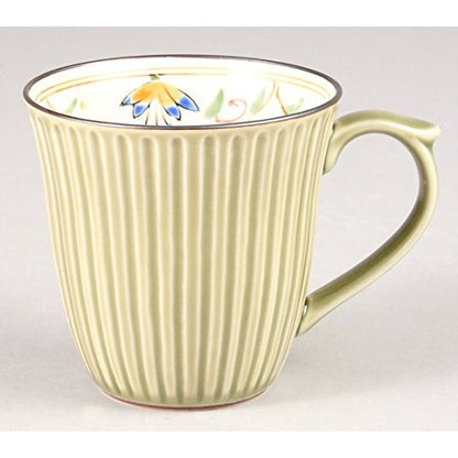 Stylish Hasami Porcelain Floral Mug - Lightweight 250ml - Microwave and Dishwasher Safe