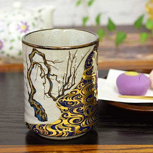 【made in japan】
Large Yunomi Kutani Ware Yunomi Kōrin Plum Yunomi Tea Bowl Pottery Brand Japanese Tableware Made in Japan