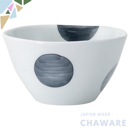 Hasami Porcelain Bowl and Mug Set - 280ml Capacity, Microwave and Dishwasher Safe, Soap Bubble