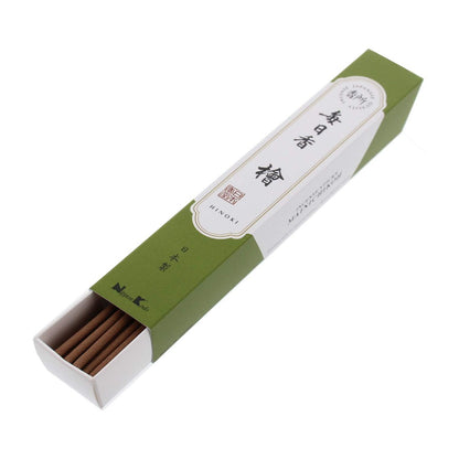 30 Sticks of Daily Fragrance Hinoki Incense with Holder - Nippon Kodo - Made in Japan