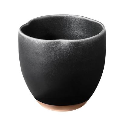 【made in japan】
&NE Minoyaki Red Clay 3 Peko Cup Hare to Ke Black Capacity Approximately 230ml Teacup Made in Japan Pott