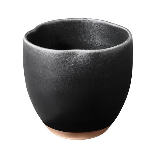 【made in japan】
&NE Minoyaki Red Clay 3 Peko Cup Hare to Ke Black Capacity Approximately 230ml Teacup Made in Japan Pott