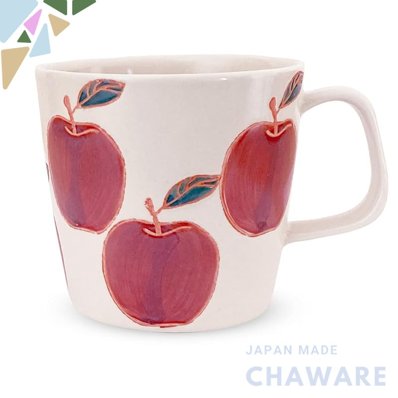 J-kitchens Workshop Sho~ Fresh Art Mug Apple Hasami Porcelain Made in Japan