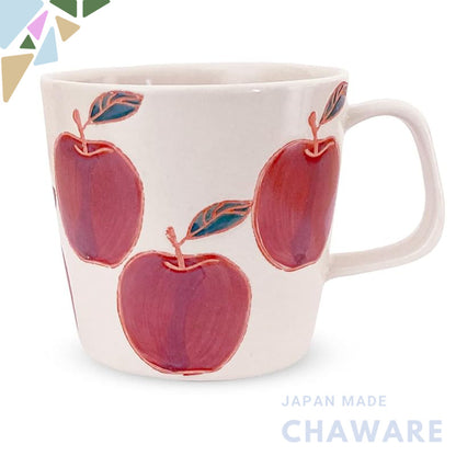 J-kitchens Workshop Sho~ Fresh Art Mug Apple Hasami Porcelain Made in Japan