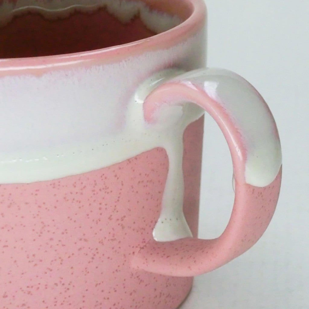 Mino Ware Cake Mug Set - Microwave & Dishwasher Safe - 230ml - Available in Brown & Pink