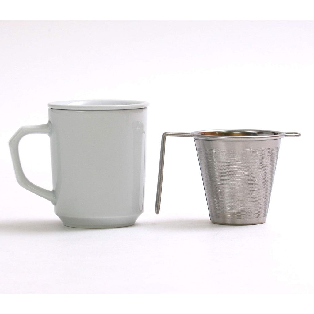 Saikai Toki White 250ml Ceramic Mug - Hasami Ware