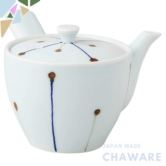 Hizen Yoshida Ware - Fuku Hisashi Pottery - Hantakiyusu (with tea strainer) Small 250ml Rust Spot Line 394430