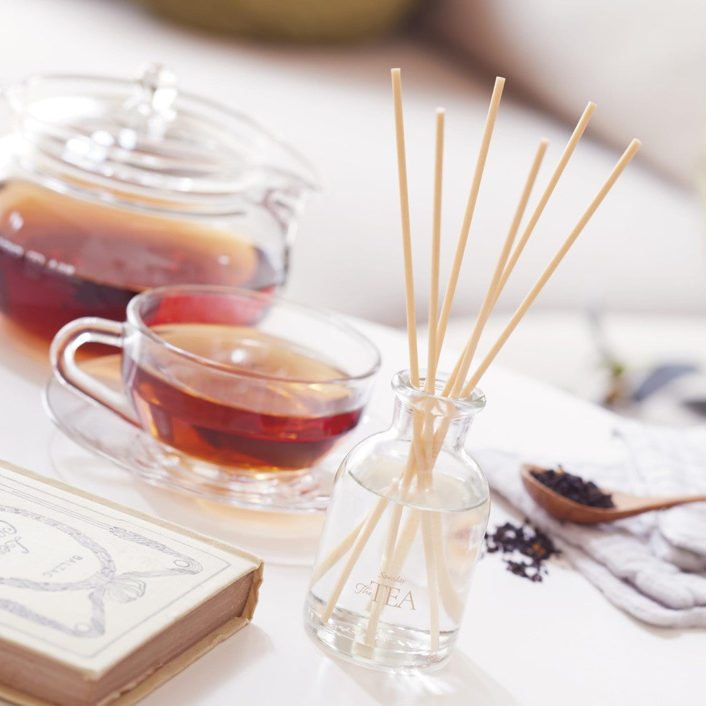 Sawasdee Scented Sticks [Bulk Purchase] [Tea-Scented Room Air Freshener] The TEA Refreshing Earl Grey Refill 70ml × 3 units [Kobayashi Pharmaceutical] Air Freshener for Rooms [Beautifully Displays in Rooms and Entrances - Diffuser] Room Fragrance, Fragran