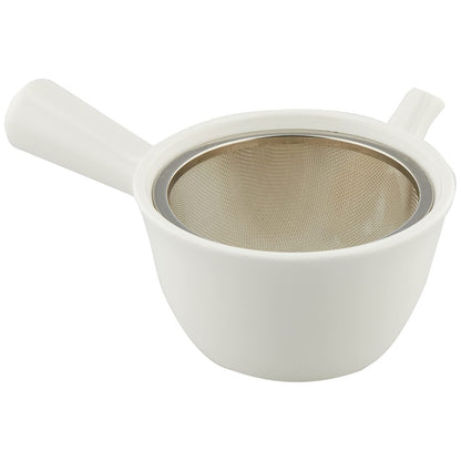 Ceramic Indigo Floral Teapot - White - Size: Approx. φ11.5cm H6.4cm - Model No. 09252
