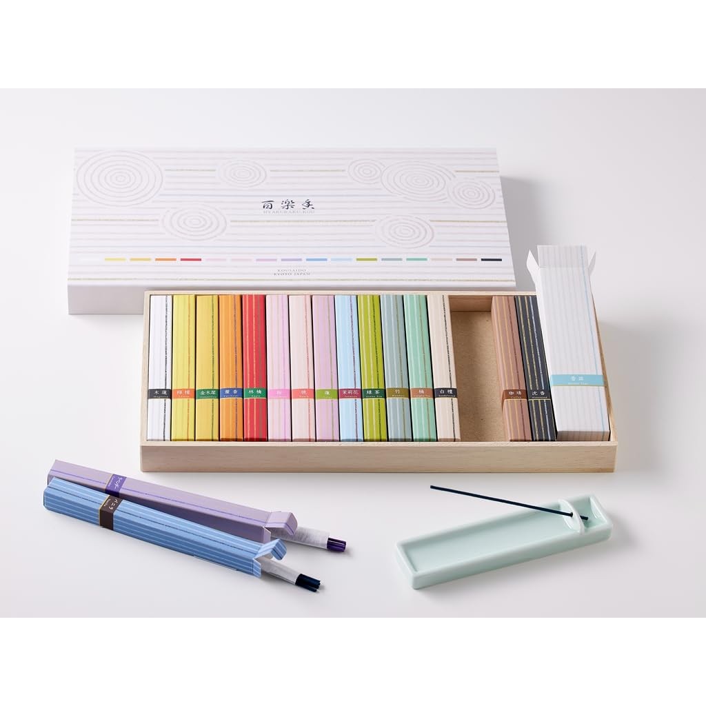 Kyoto Incense Aroma Set - Healing Fragrance Gift from Japan (Various Scents)