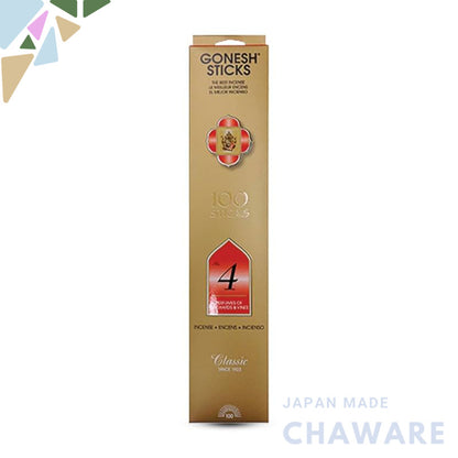 GONESH Incense Sticks - Variety Pack of 100 Sticks (Sweet Fruity & Herbal Scents)