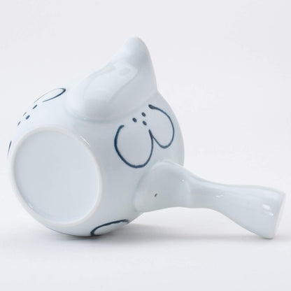 Hasami-Yaki Su雀口 Teapot with Flower Pattern (Includes Super Stainless Steel Strainer) 73457